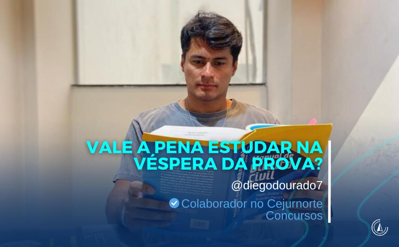 ''VALE A PENA ESPERAR NA VSPERA DA PROVA?'' - Por Diego Dourado